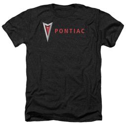 Pontiac Shirt Modern Logo Heather Black T-Shirt
