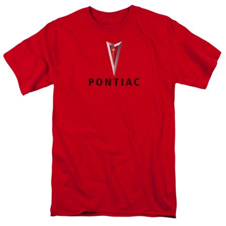 Pontiac Shirt Modern Logo Red T-Shirt