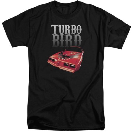 Pontiac Shirt Turbo Bird Black Tall T-Shirt