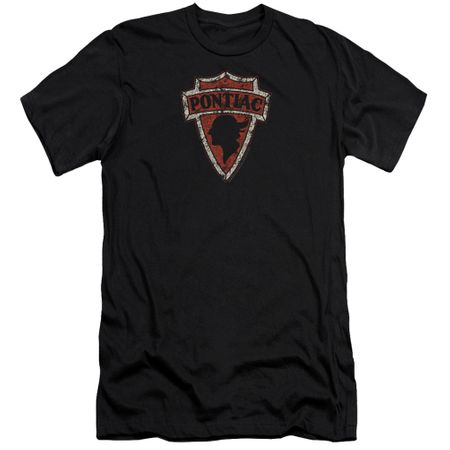 Pontiac Slim Fit Shirt Arrow Head Black T-Shirt