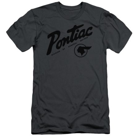 Pontiac Slim Fit Shirt Division Of GM Charcoal T-Shirt