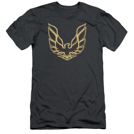 Pontiac Slim Fit Shirt Firebird Charcoal T-Shirt