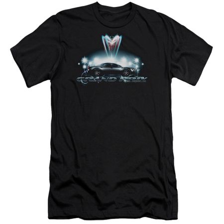 Pontiac Slim Fit Shirt Grand Prix Black T-Shirt