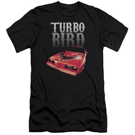 Pontiac Slim Fit Shirt Turbo Bird Black T-Shirt