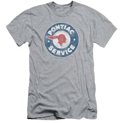Pontiac Slim Fit Shirt Vintage Service Sports Grey T-Shirt