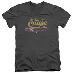 Pontiac Slim Fit V-Neck Shirt 75 Coupe Charcoal T-Shirt