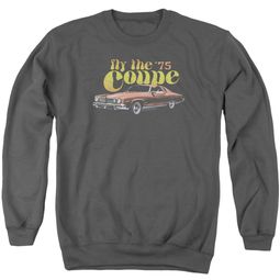 Pontiac Sweatshirt 75 Coupe Adult Charcoal Sweat Shirt