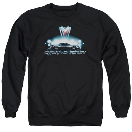 Pontiac Sweatshirt Grand Prix Adult Black Sweat Shirt