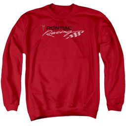 Pontiac Sweatshirt Racing Adult Red Sweat Shirt