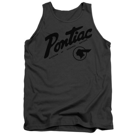 Pontiac Tank Top Division Of GM Charcoal Tanktop