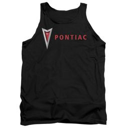 Pontiac Tank Top Modern Logo Black Tanktop