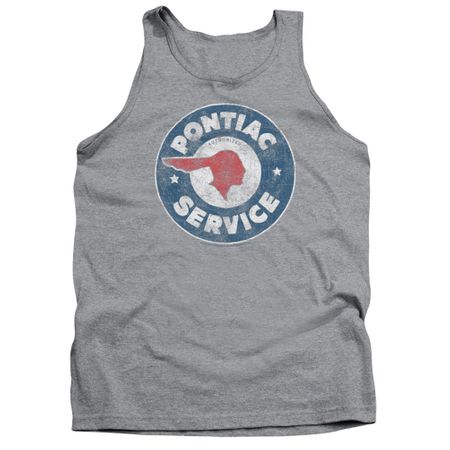 Pontiac Tank Top Vintage Service Sports Grey Tanktop