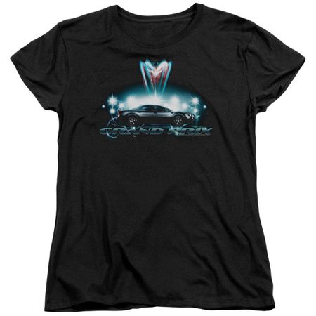 Pontiac Womens Shirt Grand Prix Black T-Shirt