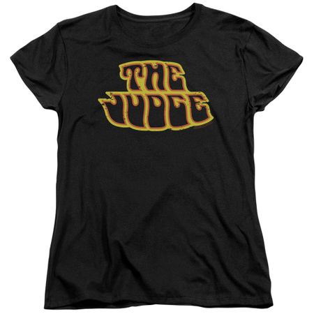 Pontiac Womens Shirt Judge Logo Black T-Shirt