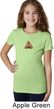 Poop Emoji Patch Middle Print Girls Shirt