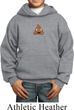 Poop Emoji Patch Middle Print Kids Hoody