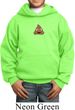 Poop Emoji Patch Middle Print Kids Hoody