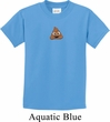 Poop Emoji Patch Middle Print Kids Shirt