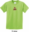 Poop Emoji Patch Middle Print Kids Shirt