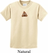 Poop Emoji Patch Middle Print Kids Shirt