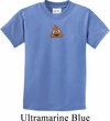 Poop Emoji Patch Middle Print Kids Shirt