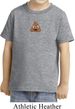 Poop Emoji Patch Middle Print Toddler Shirt