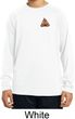 Poop Emoji Patch Pocket Print Kids Dry Wicking Long Sleeve Shirt