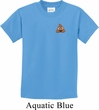 Poop Emoji Patch Pocket Print Kids Shirt