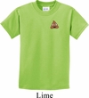 Poop Emoji Patch Pocket Print Kids Shirt