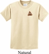 Poop Emoji Patch Pocket Print Kids Shirt