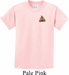 Poop Emoji Patch Pocket Print Kids Shirt