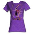 Popeye Juniors Shirt Love Purple Heather T-Shirt Tee