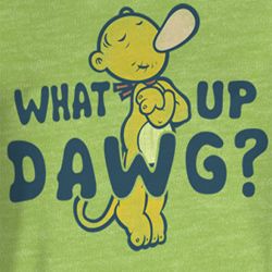Popeye Juniors Shirt Watup Dawg Heather T-Shirt Tee