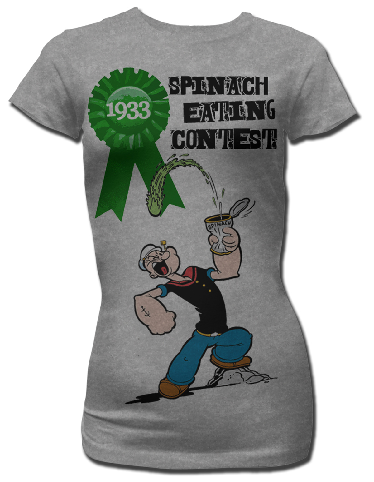 Popeye Men's T-Shirt – 'HUSTLE Money Power No Limits' Sailor Spinach Graphic Tee, 100% Cotton