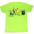 Popeye Shirt CMYK Adult Bright Green T-Shirt Tee