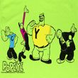 Popeye Shirt CMYK Adult Bright Green T-Shirt Tee