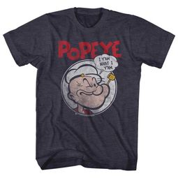 Popeye Shirt I Y'am Charcoal T-Shirt