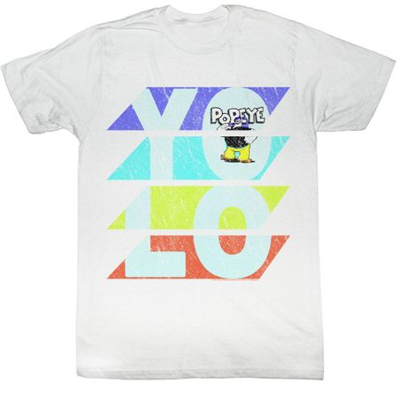 Popeye Shirt Not Popeye Adult White T-Shirt Tee