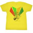 Popeye Shirt Pop Flex Adult Yellow T-Shirt Tee