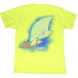Popeye Shirt Sailin On Adult Yellow T-Shirt Tee