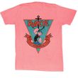 Popeye Shirt Sailorman Triangle Adult Pink T-Shirt Tee