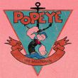 Popeye Shirt Sailorman Triangle Adult Pink T-Shirt Tee
