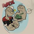 Popeye Shirt Tattoos Adult Dirty White T-Shirt Tee