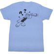 Popeye Shirt WHAD Adult Light Blue T-Shirt Tee