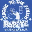 Popeye Shirt Whiteness Adult Royal T-Shirt Tee