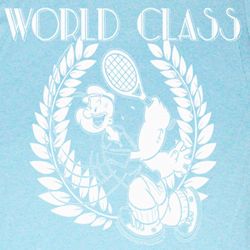 Popeye Shirt Wop Adult Blue T-Shirt Tee