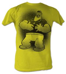 Popeye T shirt Brutus Thats Funny Adult Yellow Tee Shirt