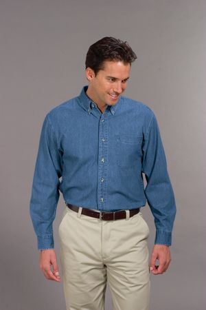 Port Authority Denim Shirt Long Sleeve