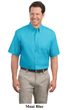 Port Authority Dress Shirt Wrinkle Resistant Short Sleeve Easy Care