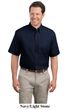 Port Authority Dress Shirt Wrinkle Resistant Short Sleeve Easy Care